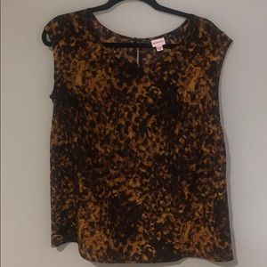 Leopard like blouse